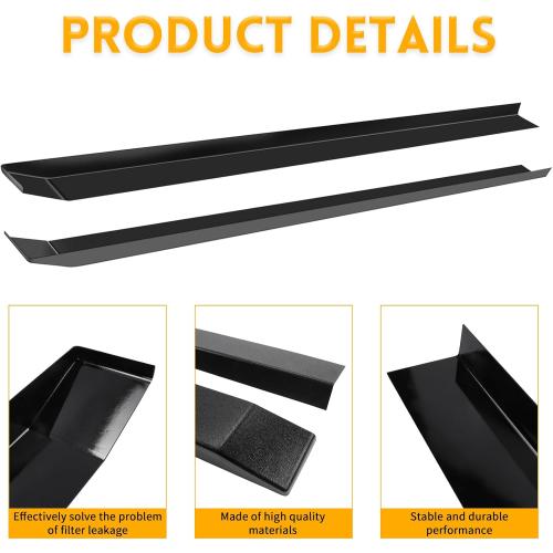 2 Pcs RV Slide Out Ski Set，RV Slide Gaskets，Protect Floors from Scratches and Scuffs（Plastic）