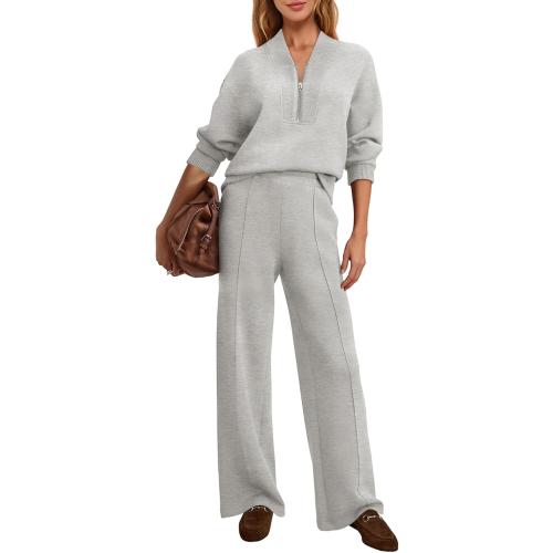SENSERISE Womens Lounge Sets Sweatsuits 2 Piece Outfit Fall Matching Sweat Sets Airport Travel Outfit Tracksuit