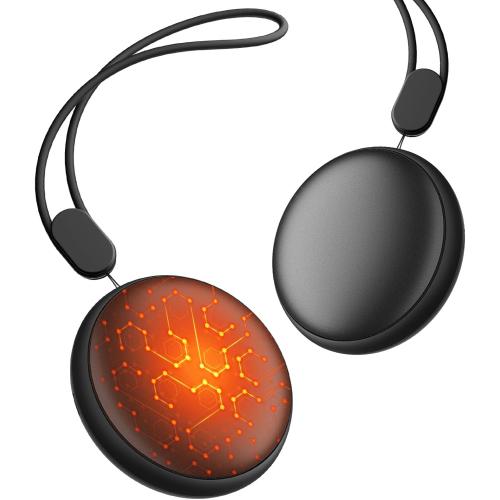 Pocket Size Hand Warmers Rechargeable 2 Pack,20Hrs Long Safe Heat,0.5S Instant Heating,Ultra Thin Electric Hand Warmers,5 Levels Heating Fits in Gloves, Hunting Camping Hiking Essentials