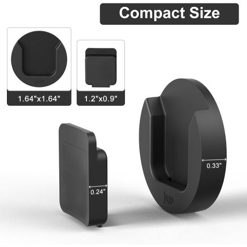 YYILIS Magnetic Remote Control Holder Wall Mount 4 Pack