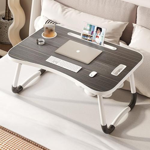 Foldable Laptop Table Portable Foldable Bed Table Lap Desk Tray Laptop Stand for Working Writing Drawing Eating