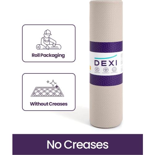 DEXI Kitchen Floor Mats Cushioned Anti Fatigue, 23x94, Large Long Standing Runner Rug Waterproof, Comfort Memory Foam Padded for Front Sink Laundry, Beige