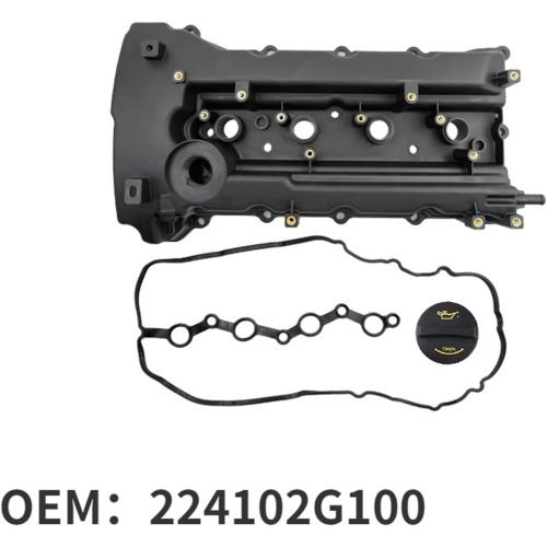 224102G100 Engine Valve Cover Part Hamber Rocker Cylinder Head Rocker Chamber Lid Housing Compatible With Hyundai Sonata Compatible With Kia 2.4L
