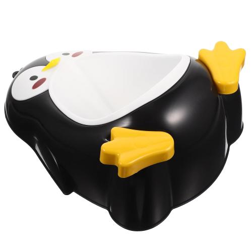Toddmomy Penguin Potty Urinal for Boys Toddler Urinal Potty Training Toilet with Suction Cups Adjustable Wall Hanging Pee Trainer for Home Bathroom Nursery Kindergarten 14.56X10.23X5.90in