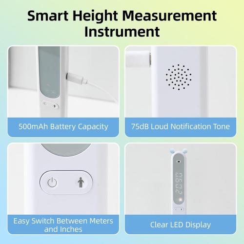 Umimile Portable Height Measurement for Kids, Cordless Infrared Stadiometer