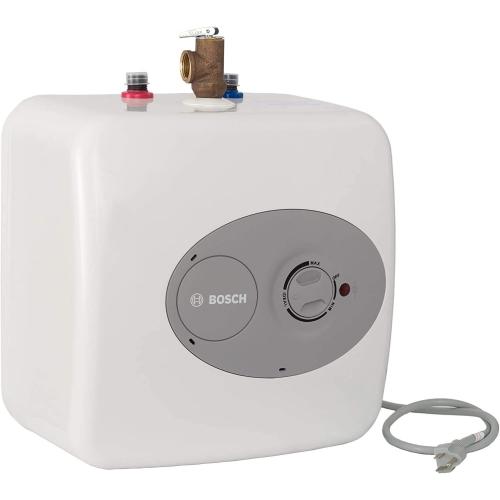 BOSCH Electric Mini-Tank Water Heater Tronic 3000 T 2.5-Gallon (ES2.5) - Eliminate Time for Hot Water - Shelf, Wall or Floor Mounted