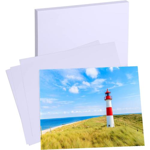 LUNARM 30 Sheets Photo Paper, 8x10 Glossy Paper Photo for Dye Ink Printer, 180gsm Inkjet Printing Photo Paper Clear Image for Photo Album DIY Party Camping Festival Record