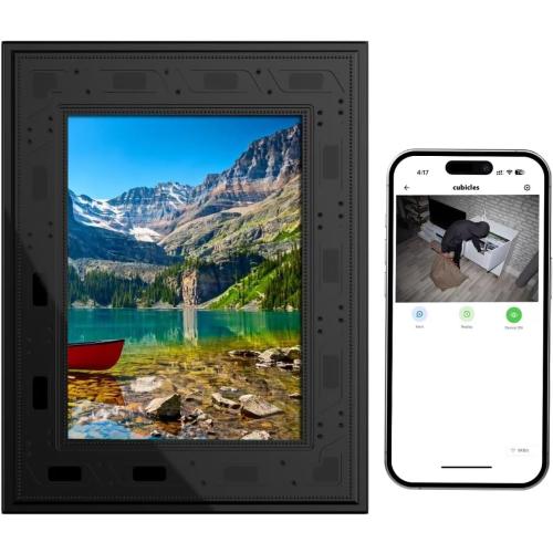 Picture Frame Camera, Security Camera WiFi 1080P, 365 Days Standby PIR Motion Detection HD Night Nision Real Time View Live Surveillance Wireless Mini Nanny Video Cam
