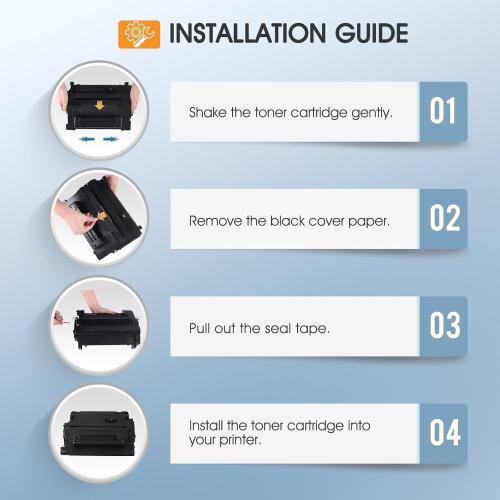 CF281A 81A Black Toner Cartridge 2-Pack Compatible Replacement for HP 81A 81X LaserJet M605 M604 Toner Cartridge for HP Enterprise MFP M605 M604 M604dn M605dn M605x M606 M630 M630f Printer Ink