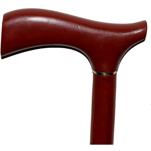 Wooden Walking Stick with Handle (36-inch, Brown) Beautiful Cane