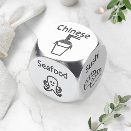 Valentines Day Gifts for Him Her Kids, Date Night Food Dice, Gifts for Men Women Men Kids Adults, Birthday Gifts for Him Mens Gifts, Couple Wedding Easter Valentines Father Day