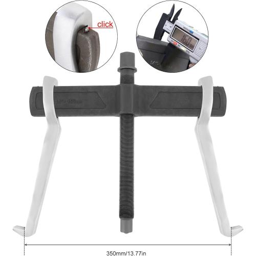 ChgImposs 14 Inch 2-Jaw Gear Puller, Adjustable CR-V Bearing Puller Gears, Removal Tool for External Internal Pulling, Puller Tool Separate Lifting Device