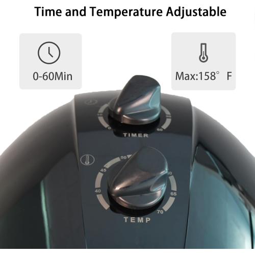 1000W Professional Hooded Hair Dryer,Standing Blow Hair Dryer with Cap and Wheels,Temperature and time are Adjustable,Suitable for Salon and Home