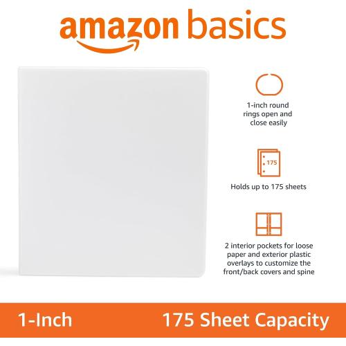 Amazon Basics 3-Ring Binder