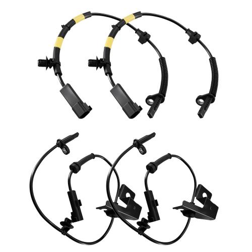 4Pcs ABS Wheel Speed Sensor Fit for Ford Fusion 2013 2014 2015 2016 2017 2018 2019 Lincoln MKZ 2013 2014 2015 Left Driver and Right Passenger Side Replace DG9Z2C205A JG9Z2C205A JG9Z2C190A AB1221