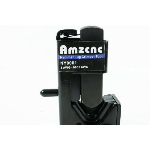 AMZCNC Hammer Lug Crimper Tool - 0000 AWG Battery and Welding Cables( 8 AWG TO 4/0 Wire Gauge)