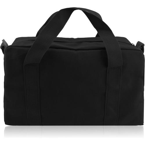 Small Tool Bag,Close Top Wide Mouth Tool Organizer Bag,Large Capacity Tool Bags for Men,Canvas Tool Storage Bag for Storage Handbag for Screwdrivers,Wrench,Pliers Hand Tools (black, 20 Inch)