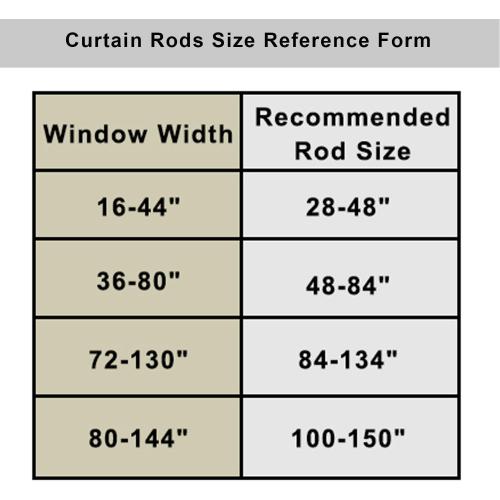 Modern Curtain Rods, 1Inch Diameter Decorative Single Window Rod Telescoping 48-84 Inch Adjustable Drapery Rods Warm Gold Color For Bedroom Living Room Kitchen Office