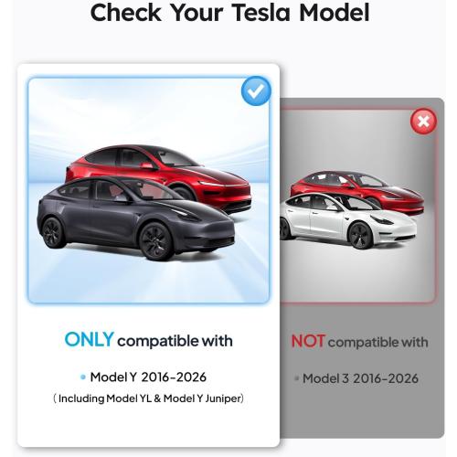 for Tesla Model Y/YL 2020-2026 Windshield Sunshade, Keeps Cool | OEM Design,Cooling Tech Fabric, Foldable Heat-Blocking Sunshade with Storage Bag, for Tesla Model Y/YL 2020-2026 Accessories