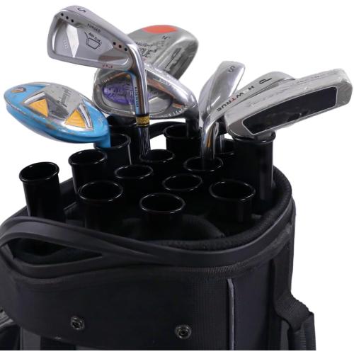 Set of 14 HOW TRUE Golf Bag Tubes, Set of 14 Golf Bag Club Protection Tubes Separators Dividers - Keeps Clubs Organised, Golf Accessories for Men Women