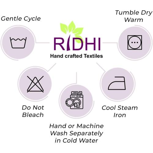 Ridhi Round Tablecloth - Hand Block Print 100% Cotton Reusable Bubblegum Pink 110 Inch Table Cover Decorative Use for Dining, Home, Party, Wedding, Farmhouse, Fall, Thanksgiving