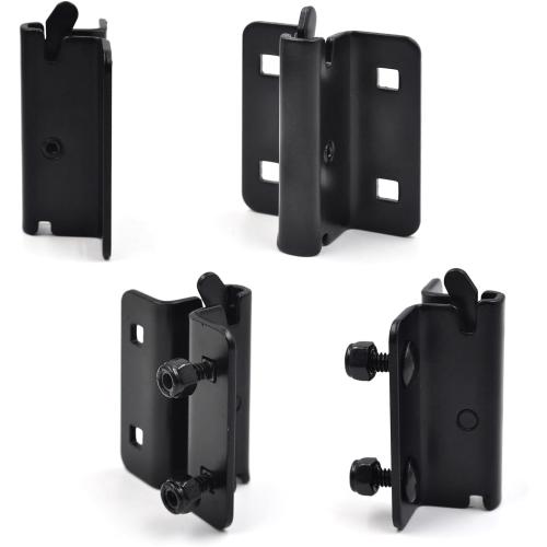 (10 Pack) E-Track Connector, Bolt-on Steel Trailer E Track Accessory Connector, Cargo Securement for Trucks, Vans, Garage