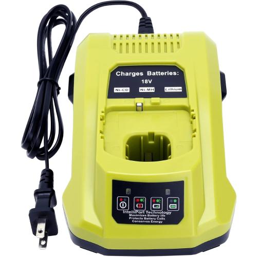 Biswaye P117 Compatible with Ryobi 18V Charger, Compatible with Ryobi 12V-18V One  Lithium NiCad NiMh Battery P102 P108 P189 P197 P103 P105 P107 P190 P191 PBP002 PBP005