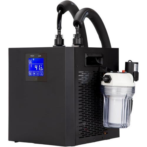Ice Bath Water Chiller for Cold Plunge Tubs, 1/3 HP Cold Plunge Chiller with External Filter & Pump, Insulated Hoses, Ice Bath Cold Water Recovery for Home Use, 110V