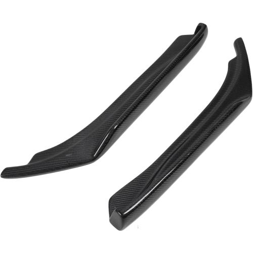 Brilluxa Rear Diffuser, Splitter Lip, Carbon Fiber Apron, Compatible with Infiniti Q50 2014‑2022, Rear Bumper Airflow Side Lip Extension