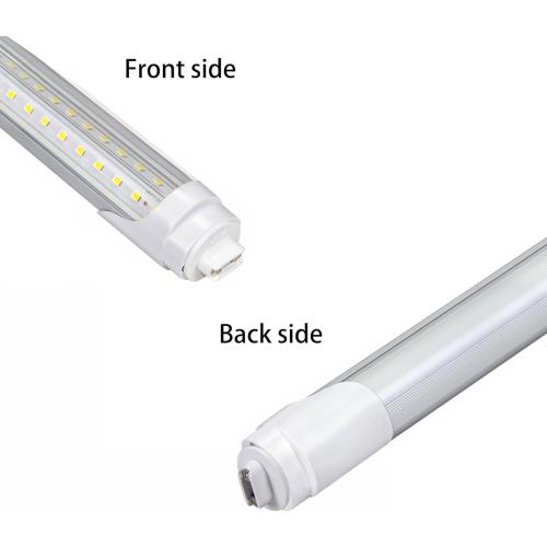 4FT T8 LED Tube Lights,36W 3600lm,Daylight White 5000K,R17d Base,45.8 inches End to End,60W F48T12 CW HO Fluorescent Bulb Replacement,Ballast Bypass,Dual-Ended Power for Sign,Shop,Pack of 6