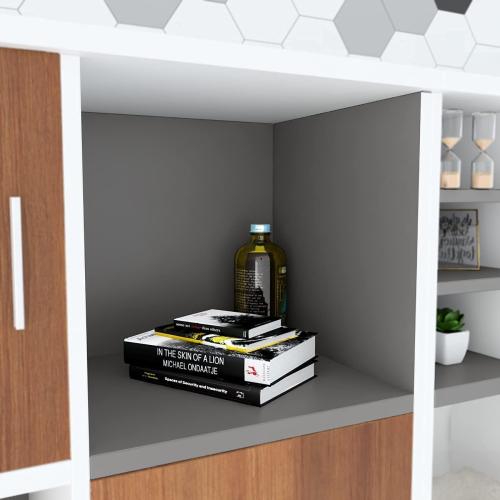 Decotalk 30x200 Grey Wallpaper Peel and Stick, Solid Grey Wallpaper Removable, Solid Color Contact Paper for Cabinets and Drawers Wallpapers for Bedroom Gray Wall Paper Vinyl Wrap Self Adhesive