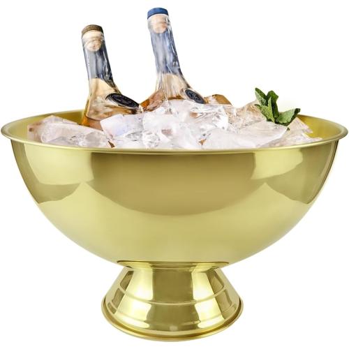 12L Large Stainless Steel Ice Bucket