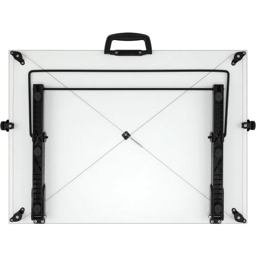 Acurit Multi-Angled 20”x26” PXB Drawing Board for Artists and Designers - Portable Tabletop Workspace, Drawing, Sketching, Drafting, Painting - Portable Laminated Surface w/Ruler & Parallel Motion Bar