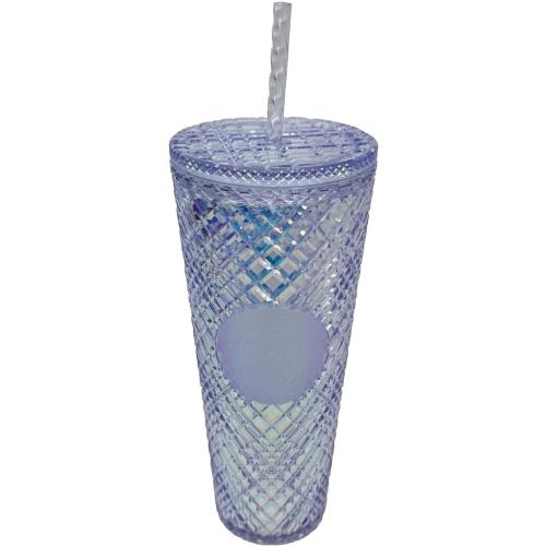 Starbucks 2022 Holiday Jewel Venti 24oz Tumbler with Straw (White)