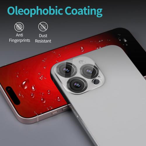 PEHAEL 2 2 Pack for iPhone 15 Pro Max Privacy Screen Protector with Camera Lens Protector Full Coverage Anti-Spy Tempered Glass Film 9H Hardness Easy Installation Bubble Free [6.7 inch]