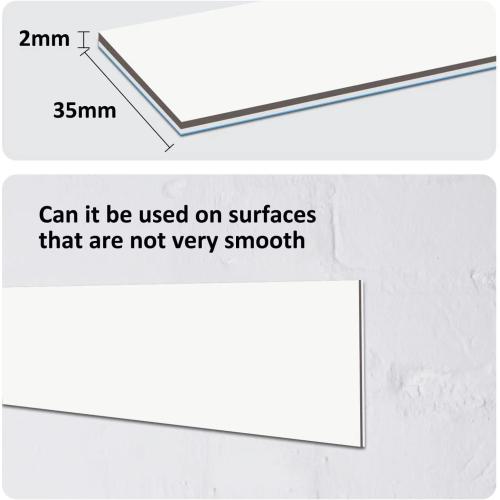 Adhesive Metal Strip for Magnets 1.4“ x 20ft, Metal for Magnetic Tape, Self Stick Flexible Steel Metal Tape Roll for Magnets, Metal Strips for Wall