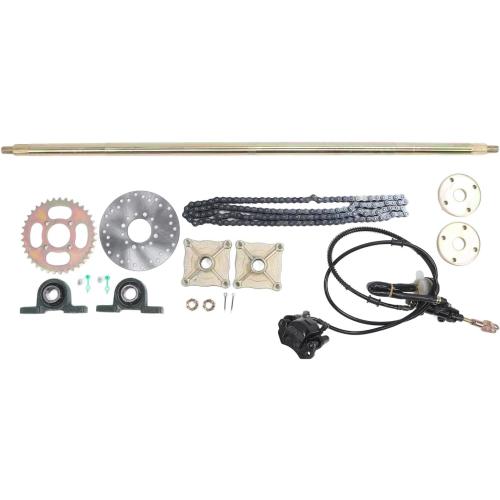Acouto 1000mm Rear Live Axle Kit for ATV Quads & Drift Trikes - Enhanced Stability and Performance