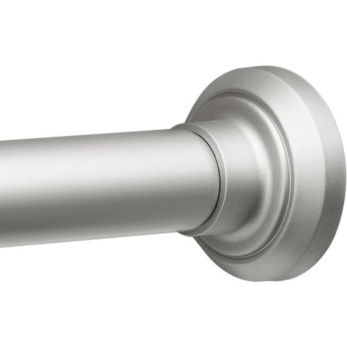 ENJOYBASICS Shower Curtain Rod 30 to 76 Inches, 1 Inch Stainless Steel Adjustable Spring Tension Rods No Drill for Bathroom, Closet, Window, Room Divider, Never Rust, Non Slip, Nickel