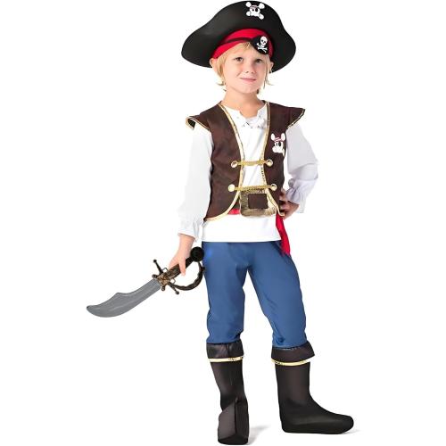 6 Pcs Pirate Swords for Kids,Safe Durable Plastic Pirate Sword,Pirate Party Favors for Theme Birthday Party Christmas Cosplay Costume Accessories Stage Props.
