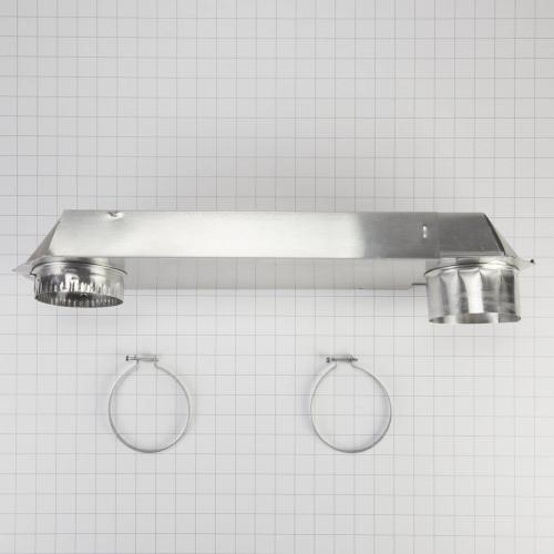 Whirlpool 4396011RP Genuine OEM Telescoping Vent Kit For Dryers Telescoping Vent Kit 18 To 29 Inches Aluminium replaces 4396011