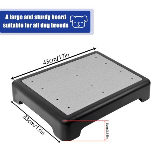 Dog Training Place Board with Non-Skid Surface, Dog Platform for Training, Portable Dog Agility Platform，Dog Training Stand, Dog Training Equipment Suitable for Small Dogs