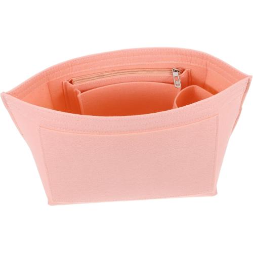 Felt Tote Bag Organizer Insert Multi Pocket Purse Organizer for Tote Bags Sturdy Felt Liner with Various Compartments for Travel Cosmetics and Daily Essentials