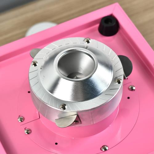 Cotton Candy Machine Commercial, 1000W Cotton Candy Maker Machine, Candy Floss Maker, with Stainless Steel Bowl, Sugar Scoop,Anti-Rust Coating, for Family Party, Kids Birthday Pink