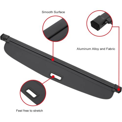 ECCPP Cargo Cover 2016-2023 Fit for Toyota Prius Flexible Rear Trunk Cover Shade Luggage Tonneau Security Cover