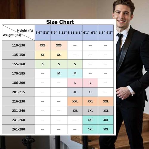 Aesido Mens 2XL-XL Green 3pc Suit Plaid Tuxedos Business Suits Slim Fit Double Breasted