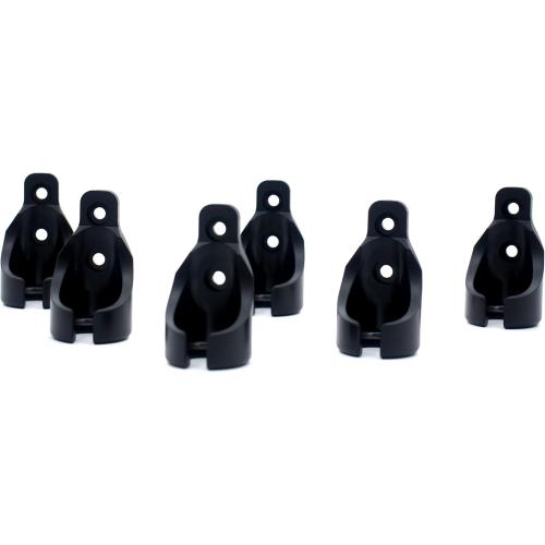 Universal Bungee Kit Parts for Sun Shades, Blackout Roller Up Blinds(Black, 6 Circle Receiver)