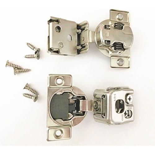 Soft Close 1-1/4 Overlay Cabinet Hinge Cabinet Kitchen Hardware Kitchen Cabinet Door Hinges with Screws 105 Degree 6 Ways 3 Cam Adjustment (set of 4)