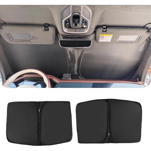 Custom Fit Sun Shade Kit for 2026-2027 Toyota RAV4 Windshield& Windows UV Blocking Heat Insulation Protector Privacy - Upgrade Accessories (Full Set/Front Windshield Black)‼️light dirt and good condition and incomplete‼️