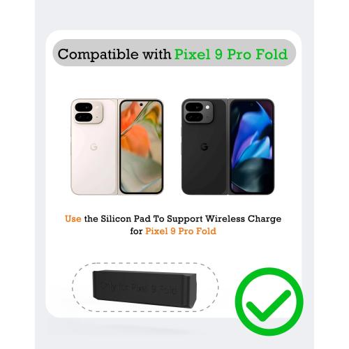 Upgraded 3 in 1 Wireless Charger for Google Pixel Watch 3/2, for Pixel 10/10 Pro/10 Pro XL/9 Pro/9/Fold/8,Buds Pro 2/Pro,Wireless Charging Station for Multiple Devices (Not for Google Watch 4/1)