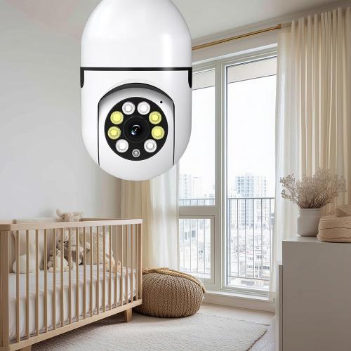 Ease Life D115: Ultimate Screw-in Security Camera with 5GHz Support - 1080P HD, 360  Panoramic Cover, Color Night Vision & Two-Way Talk